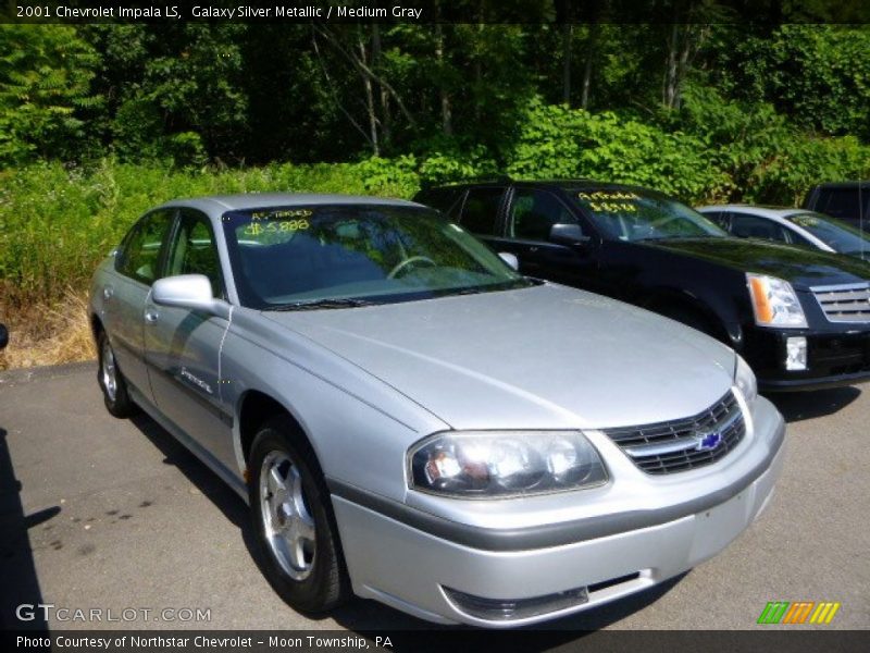 Galaxy Silver Metallic / Medium Gray 2001 Chevrolet Impala LS