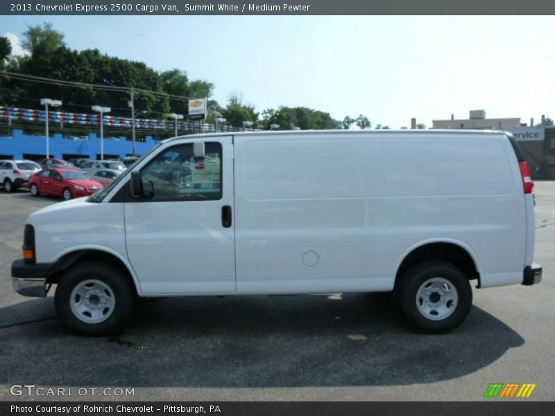 Summit White / Medium Pewter 2013 Chevrolet Express 2500 Cargo Van