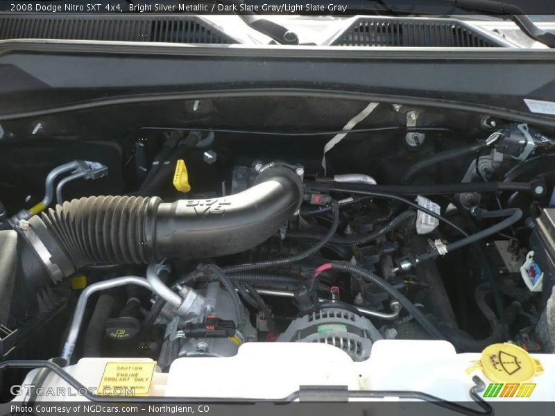 Bright Silver Metallic / Dark Slate Gray/Light Slate Gray 2008 Dodge Nitro SXT 4x4