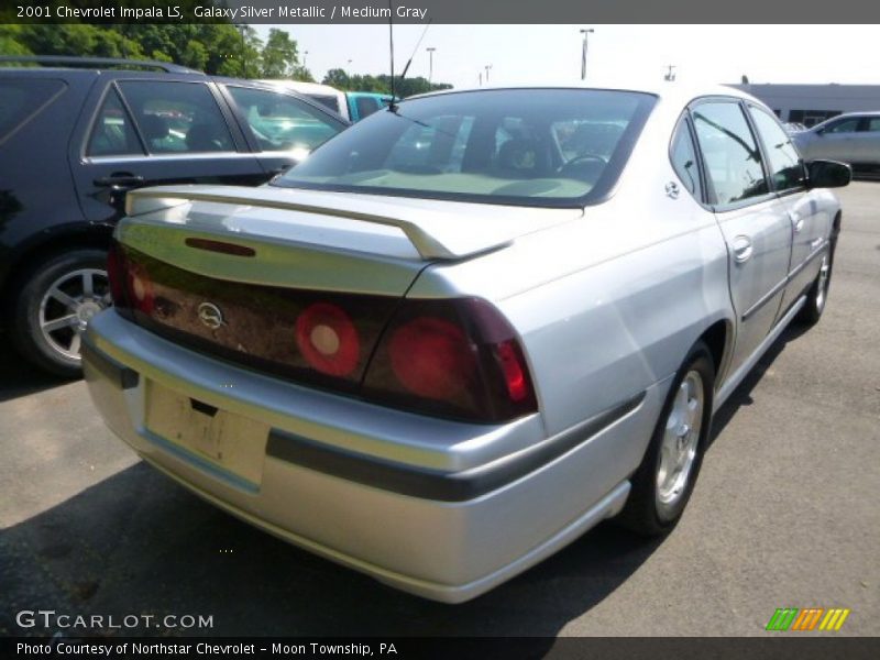 Galaxy Silver Metallic / Medium Gray 2001 Chevrolet Impala LS