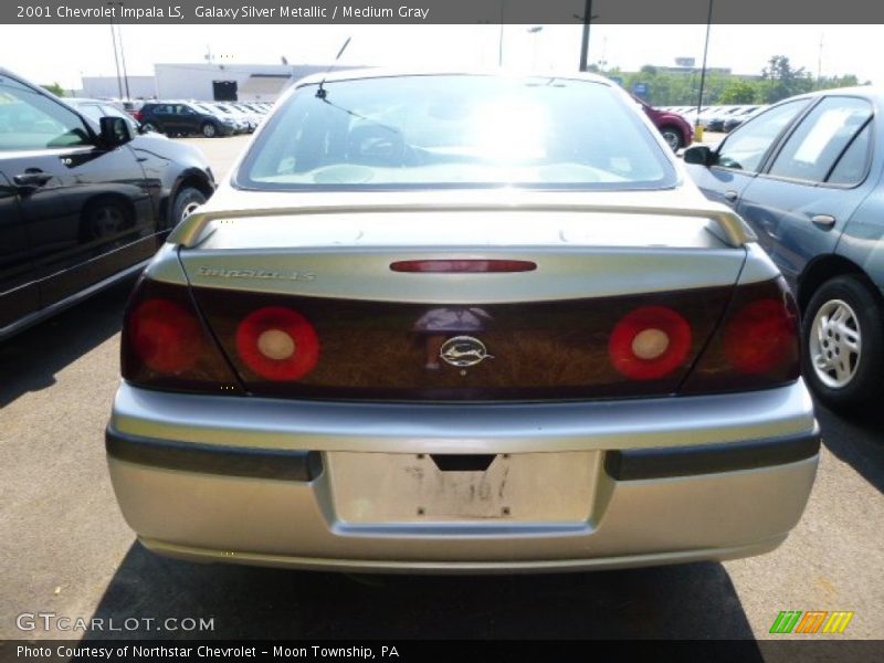 Galaxy Silver Metallic / Medium Gray 2001 Chevrolet Impala LS