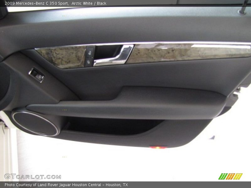 Arctic White / Black 2009 Mercedes-Benz C 350 Sport