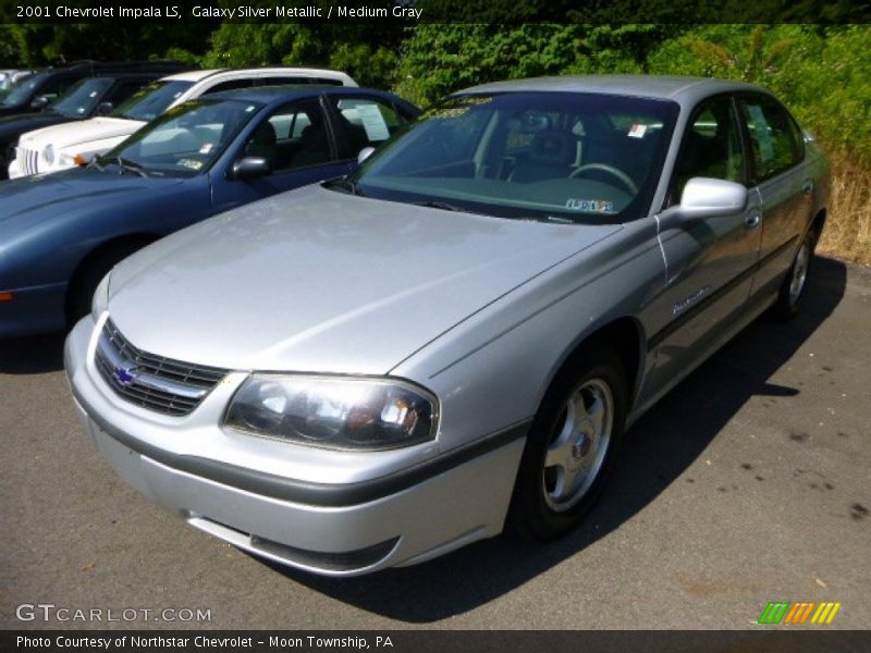 Galaxy Silver Metallic / Medium Gray 2001 Chevrolet Impala LS