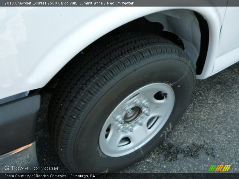 Summit White / Medium Pewter 2013 Chevrolet Express 2500 Cargo Van