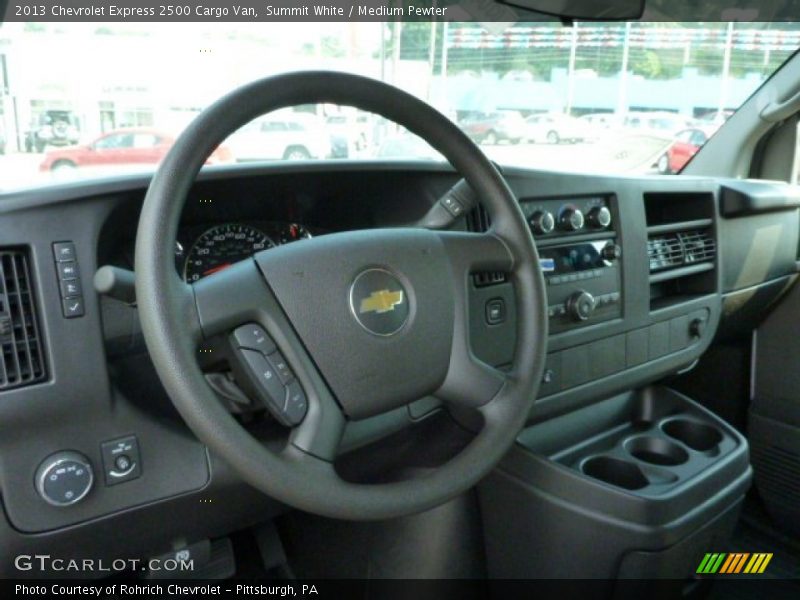 Summit White / Medium Pewter 2013 Chevrolet Express 2500 Cargo Van