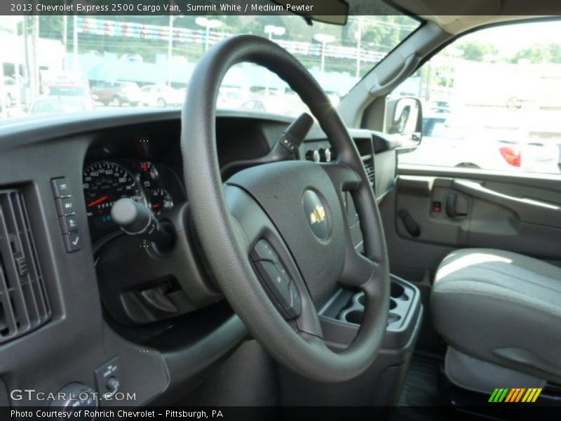 Summit White / Medium Pewter 2013 Chevrolet Express 2500 Cargo Van