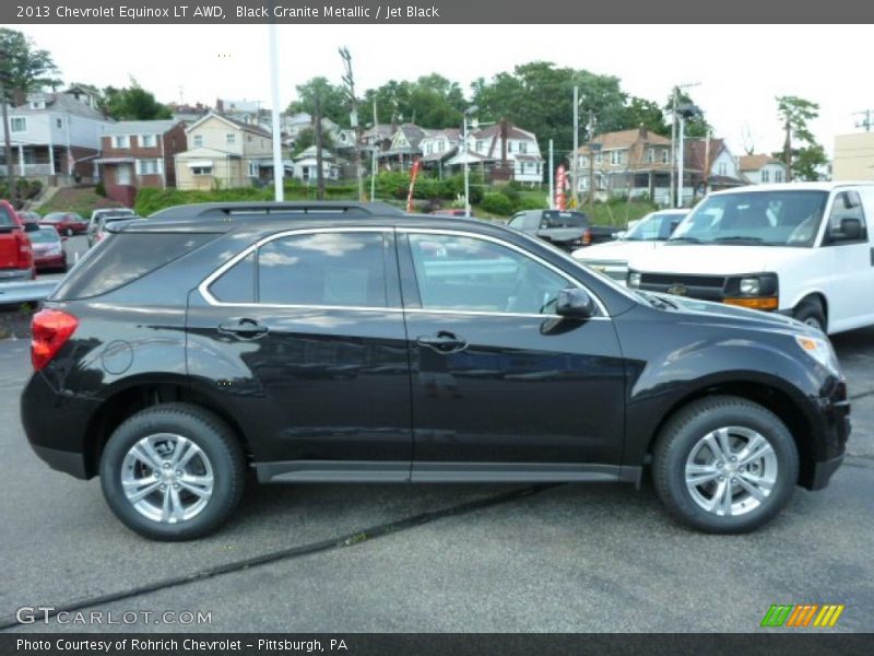 Black Granite Metallic / Jet Black 2013 Chevrolet Equinox LT AWD