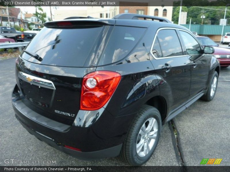 Black Granite Metallic / Jet Black 2013 Chevrolet Equinox LT AWD