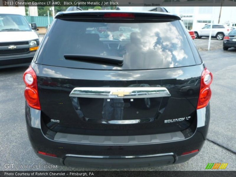 Black Granite Metallic / Jet Black 2013 Chevrolet Equinox LT AWD