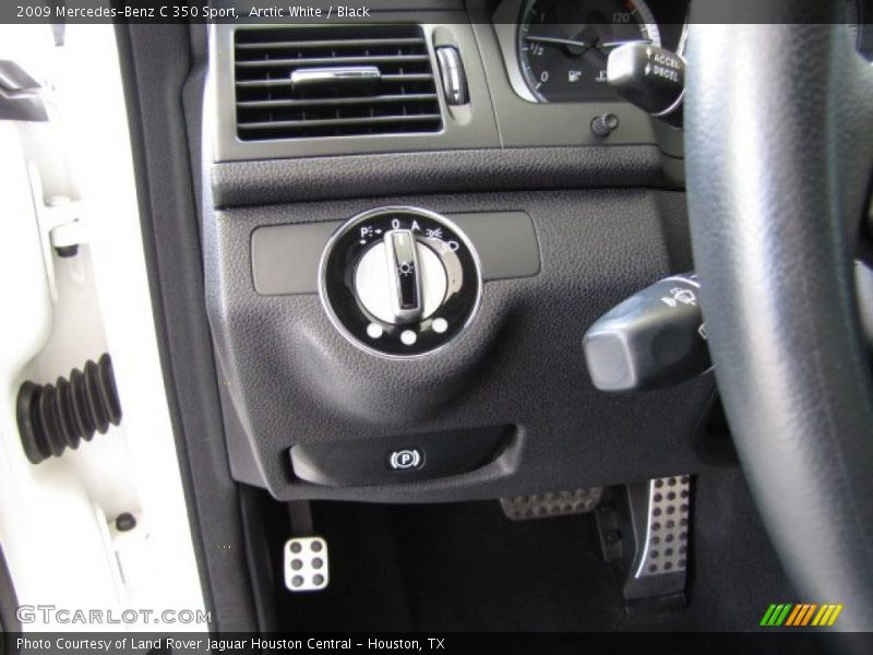 Arctic White / Black 2009 Mercedes-Benz C 350 Sport