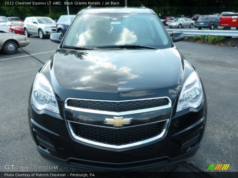 Black Granite Metallic / Jet Black 2013 Chevrolet Equinox LT AWD