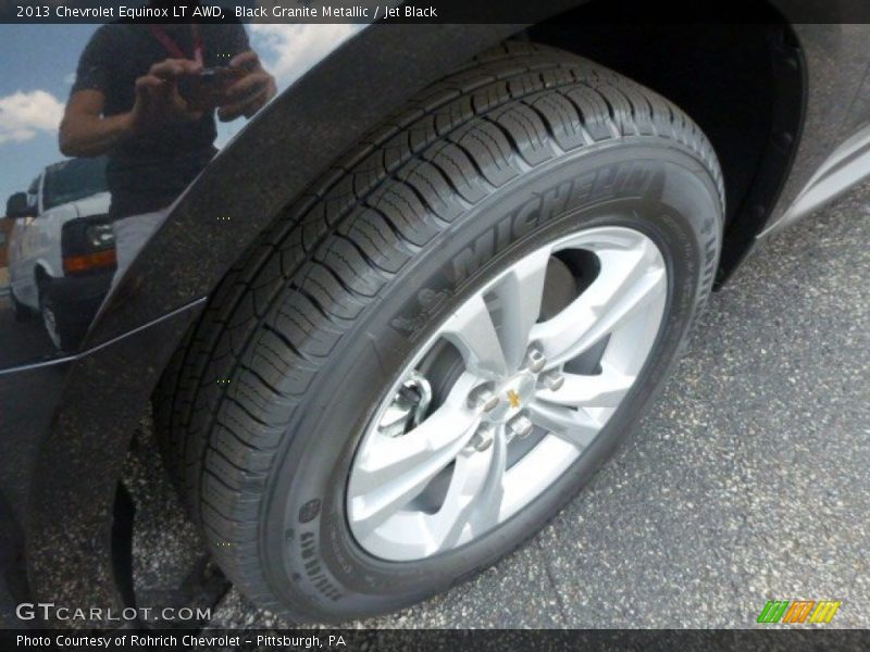 Black Granite Metallic / Jet Black 2013 Chevrolet Equinox LT AWD