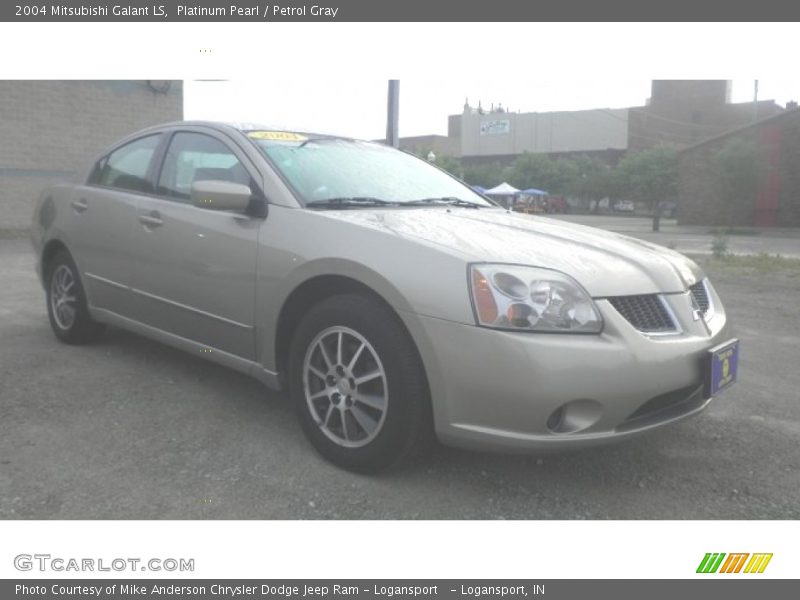 Platinum Pearl / Petrol Gray 2004 Mitsubishi Galant LS
