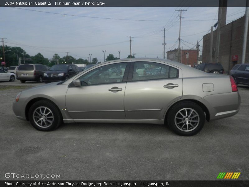 Platinum Pearl / Petrol Gray 2004 Mitsubishi Galant LS