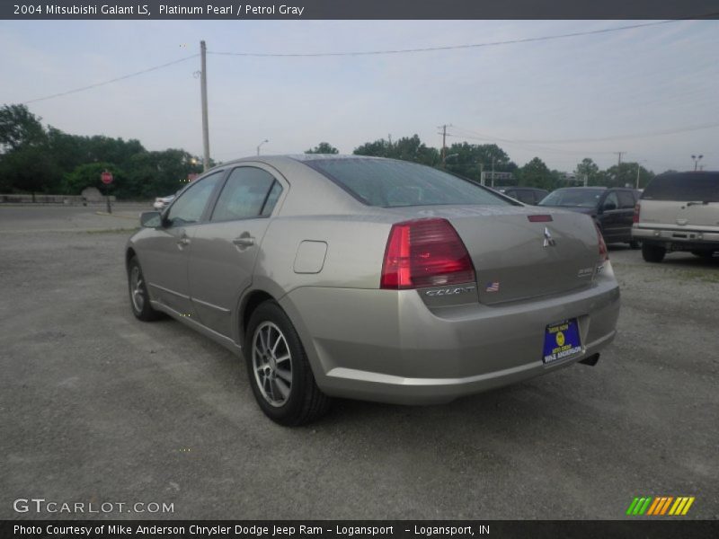 Platinum Pearl / Petrol Gray 2004 Mitsubishi Galant LS