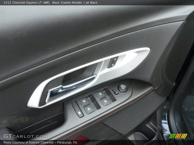 Black Granite Metallic / Jet Black 2013 Chevrolet Equinox LT AWD