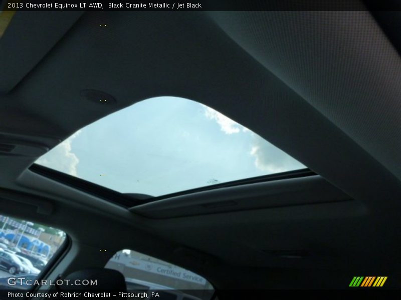 Black Granite Metallic / Jet Black 2013 Chevrolet Equinox LT AWD