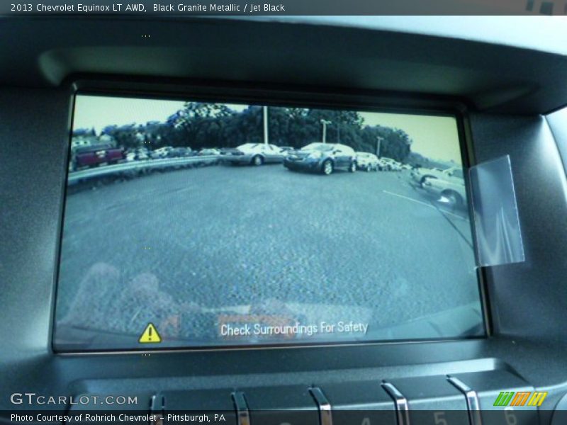 Black Granite Metallic / Jet Black 2013 Chevrolet Equinox LT AWD