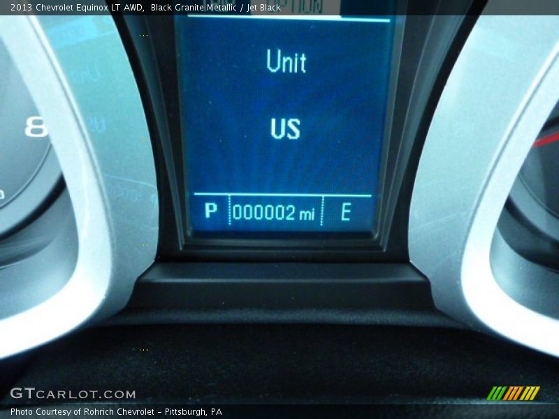Black Granite Metallic / Jet Black 2013 Chevrolet Equinox LT AWD