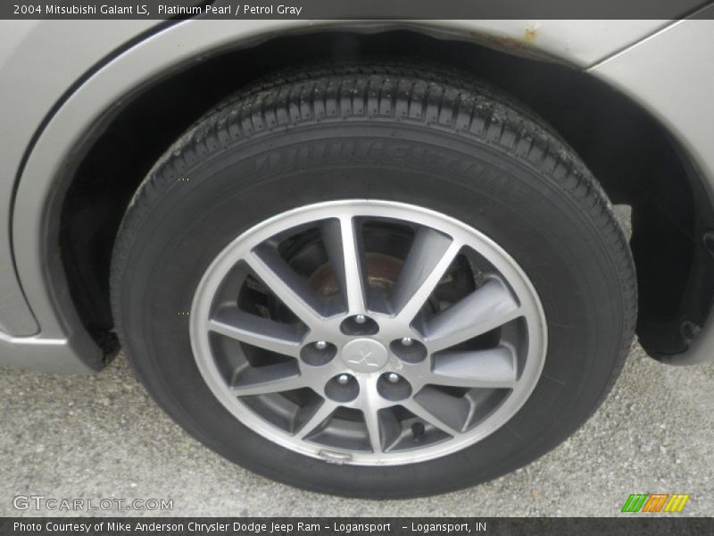 Platinum Pearl / Petrol Gray 2004 Mitsubishi Galant LS