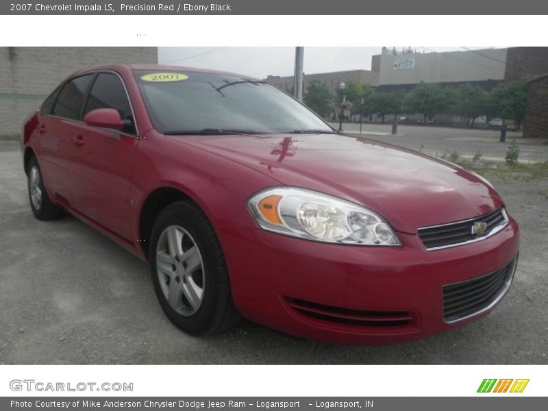 Precision Red / Ebony Black 2007 Chevrolet Impala LS