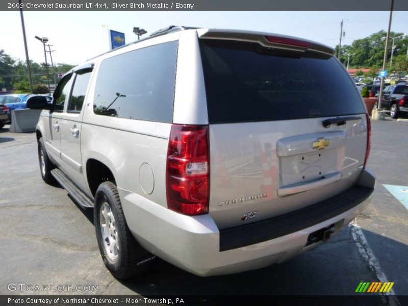 Silver Birch Metallic / Ebony 2009 Chevrolet Suburban LT 4x4