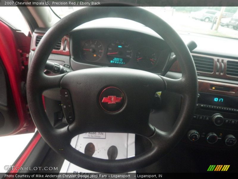 Precision Red / Ebony Black 2007 Chevrolet Impala LS