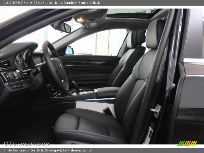 Black Sapphire Metallic / Black 2013 BMW 7 Series 750Li Sedan