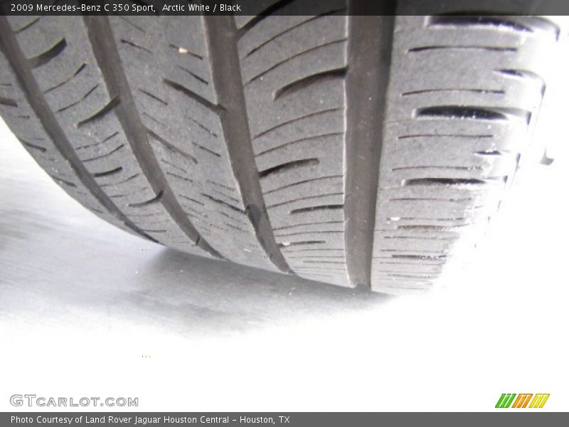 Arctic White / Black 2009 Mercedes-Benz C 350 Sport
