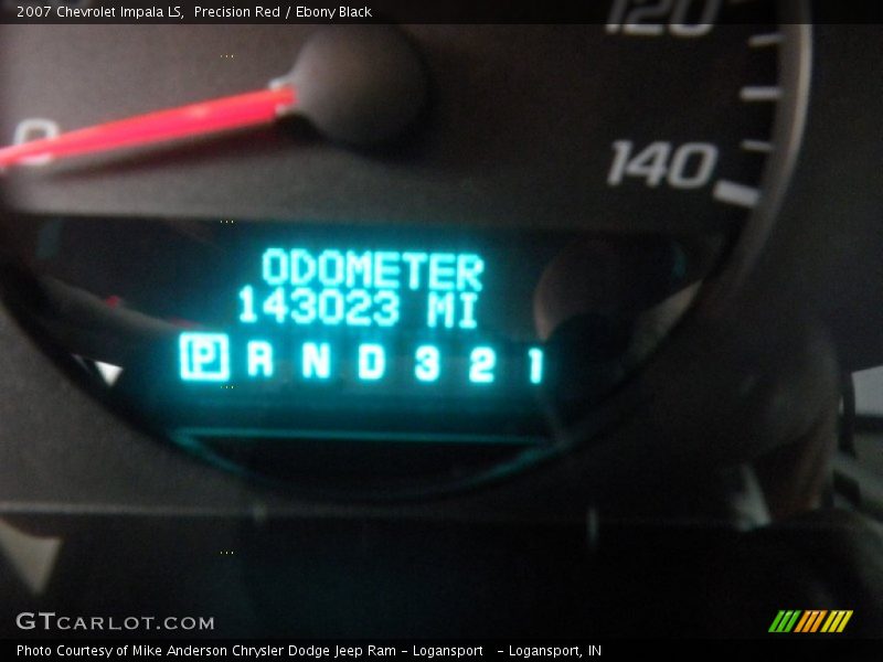 Precision Red / Ebony Black 2007 Chevrolet Impala LS