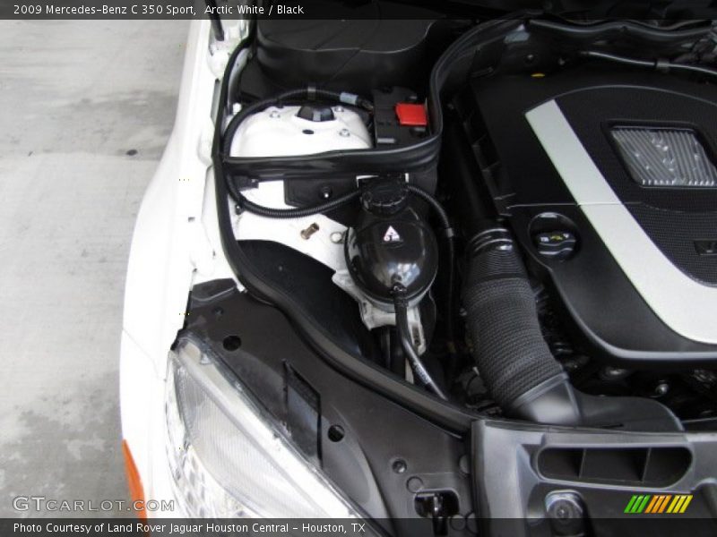 Arctic White / Black 2009 Mercedes-Benz C 350 Sport