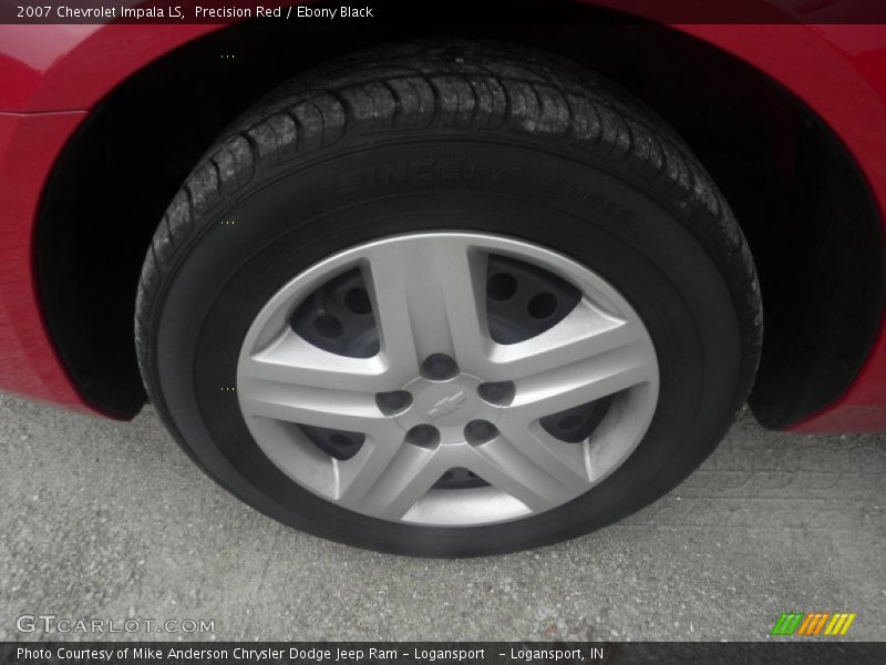 Precision Red / Ebony Black 2007 Chevrolet Impala LS