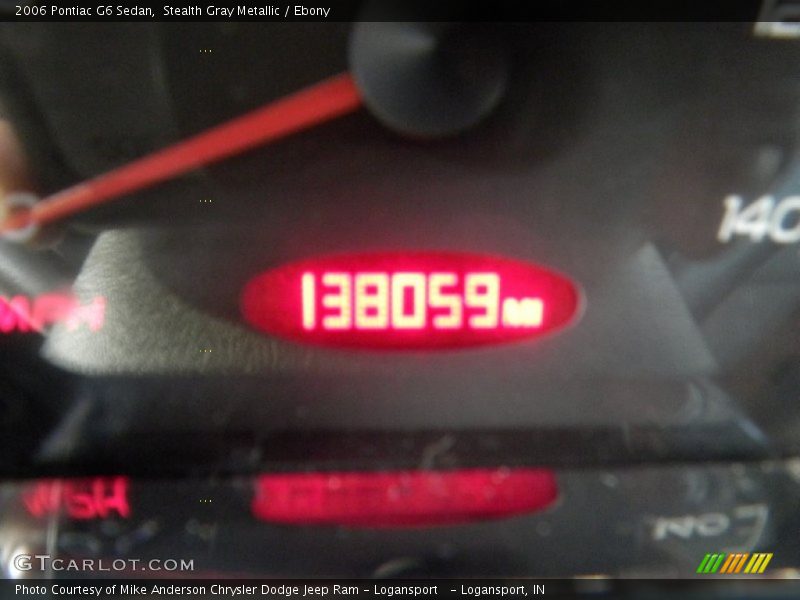 Stealth Gray Metallic / Ebony 2006 Pontiac G6 Sedan