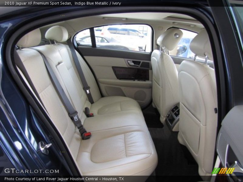 Rear Seat of 2010 XF Premium Sport Sedan