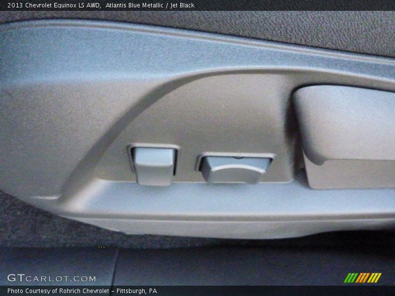 Atlantis Blue Metallic / Jet Black 2013 Chevrolet Equinox LS AWD