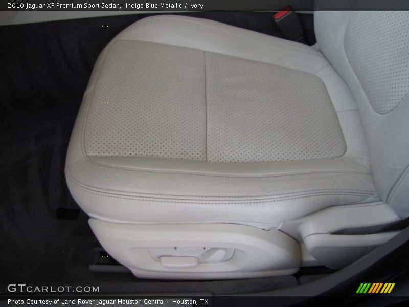 Indigo Blue Metallic / Ivory 2010 Jaguar XF Premium Sport Sedan