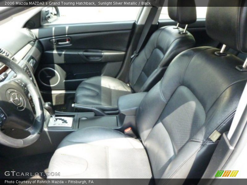 Sunlight Silver Metallic / Black 2006 Mazda MAZDA3 s Grand Touring Hatchback