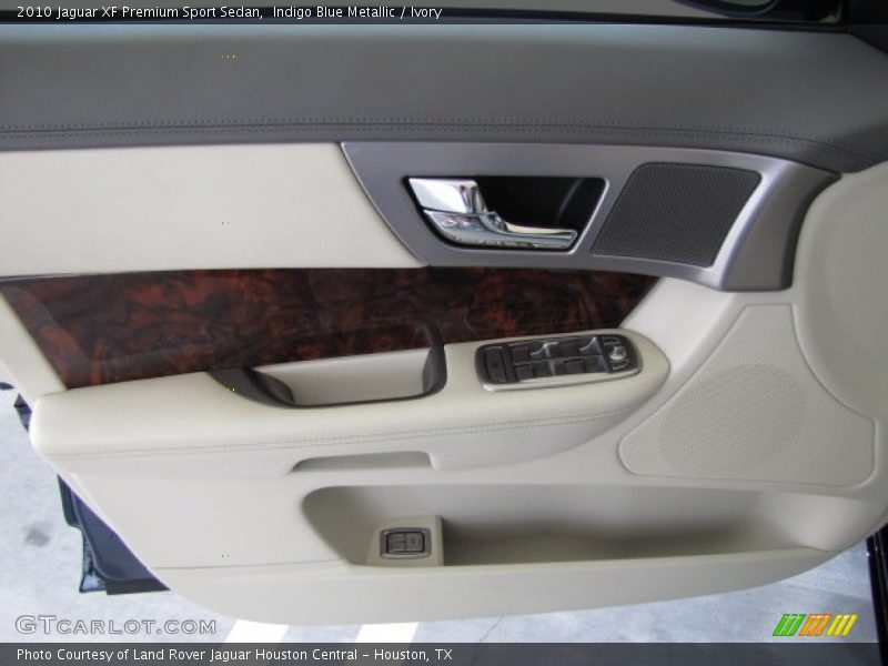 Indigo Blue Metallic / Ivory 2010 Jaguar XF Premium Sport Sedan