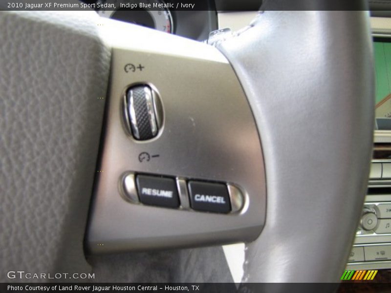 Indigo Blue Metallic / Ivory 2010 Jaguar XF Premium Sport Sedan