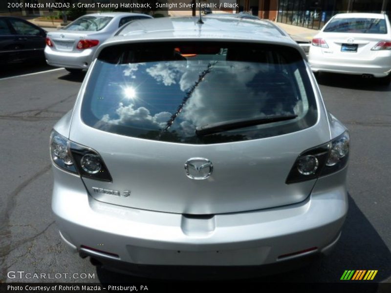 Sunlight Silver Metallic / Black 2006 Mazda MAZDA3 s Grand Touring Hatchback