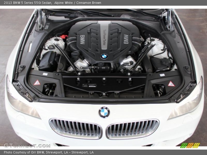  2013 5 Series 550i Sedan Engine - 4.4 Liter DI TwinPower Turbocharged DOHC 32-Valve VVT V8