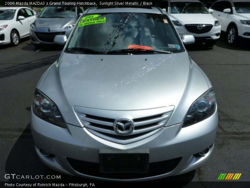 Sunlight Silver Metallic / Black 2006 Mazda MAZDA3 s Grand Touring Hatchback
