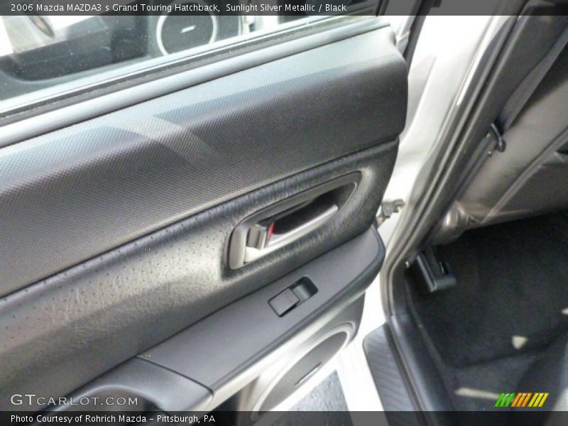 Sunlight Silver Metallic / Black 2006 Mazda MAZDA3 s Grand Touring Hatchback