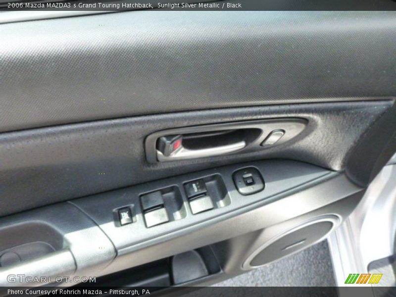 Sunlight Silver Metallic / Black 2006 Mazda MAZDA3 s Grand Touring Hatchback