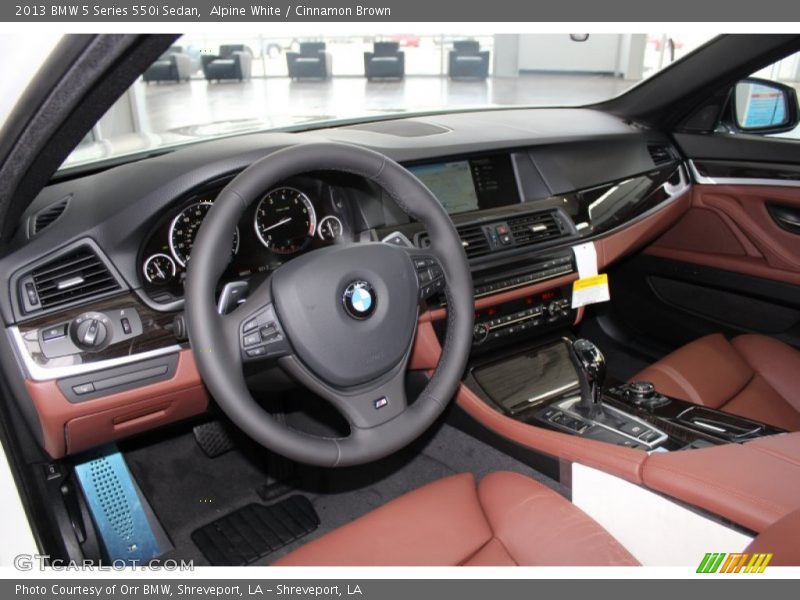 Cinnamon Brown Interior - 2013 5 Series 550i Sedan 