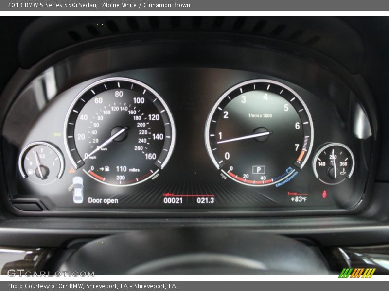  2013 5 Series 550i Sedan 550i Sedan Gauges