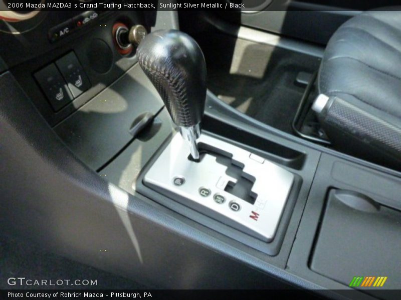 Sunlight Silver Metallic / Black 2006 Mazda MAZDA3 s Grand Touring Hatchback