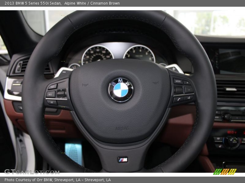  2013 5 Series 550i Sedan Steering Wheel