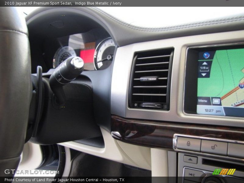 Indigo Blue Metallic / Ivory 2010 Jaguar XF Premium Sport Sedan
