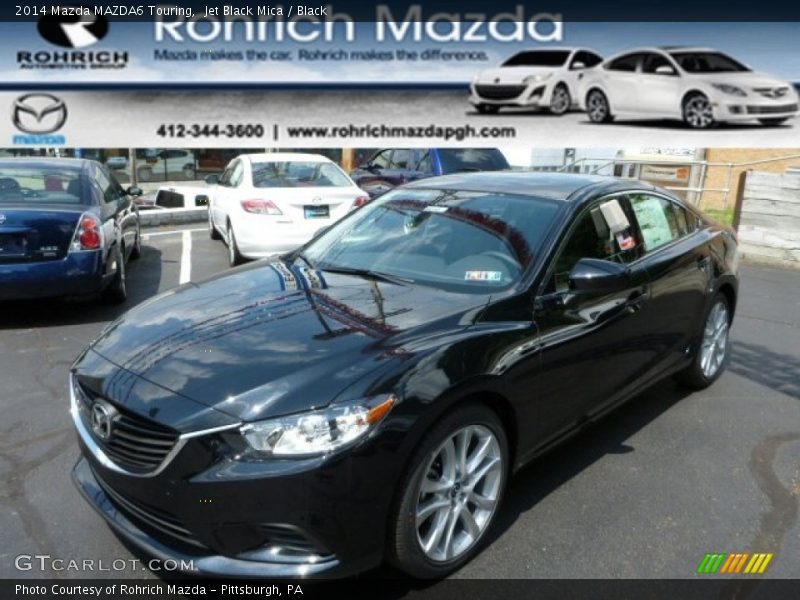 Jet Black Mica / Black 2014 Mazda MAZDA6 Touring